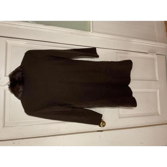 Escapade suede Medium Brown knee length jacket - Picture 3 of 10